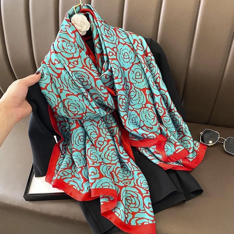 Fashion Silk Scarf (707 Main Color) Nhcj0164-707 Main Color