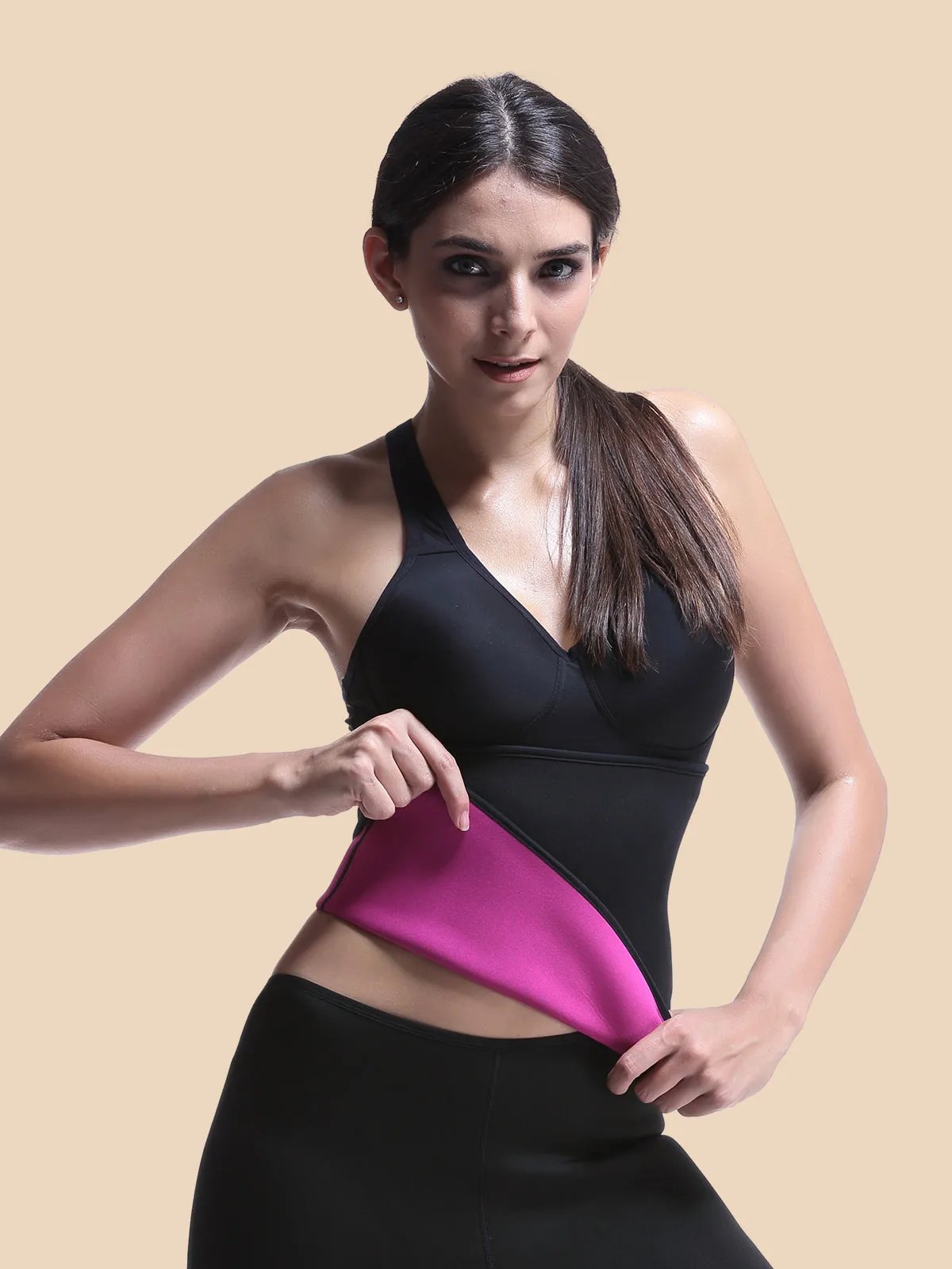 Neoprene Waistband With Accelerated Perspiration And Belly Closure