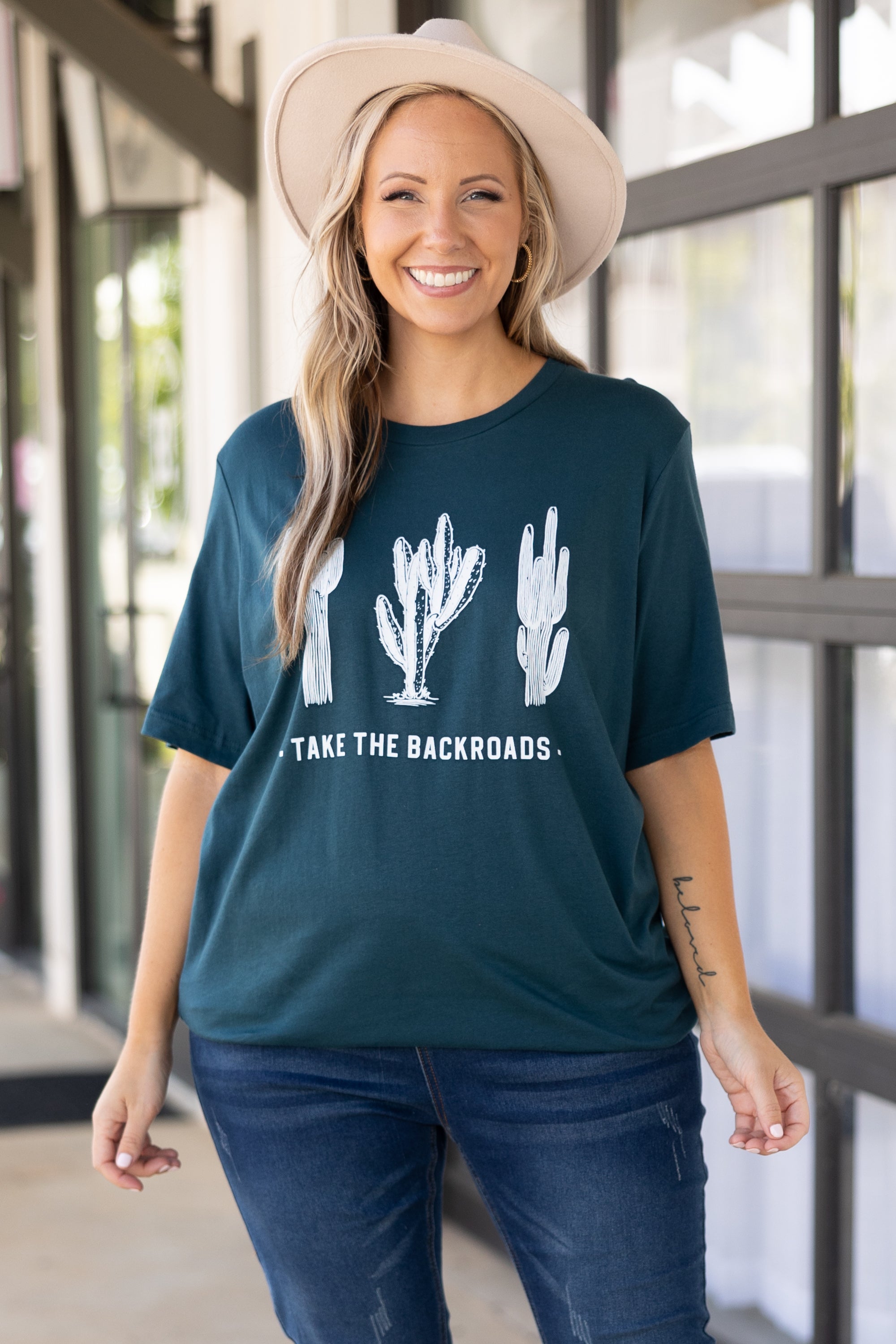 Take The Backroads Tee. Atlantic