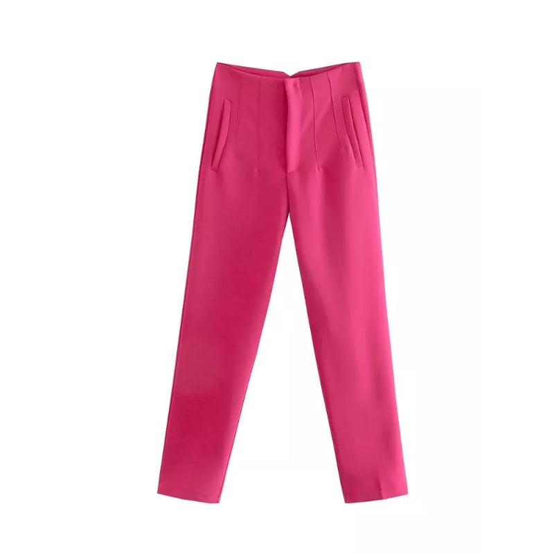 High Waist Fashionable Pants For Women