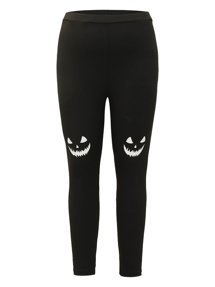 High Rise Halloween Print Leggings