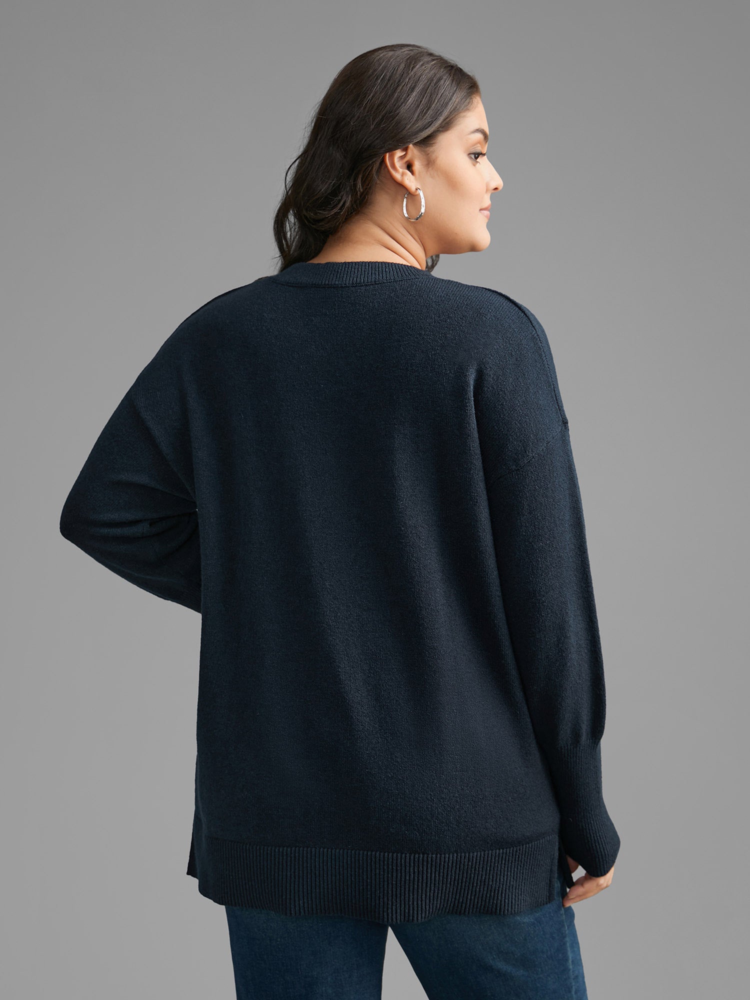 Supersoft Essentials Love Pattern Heather Pullover