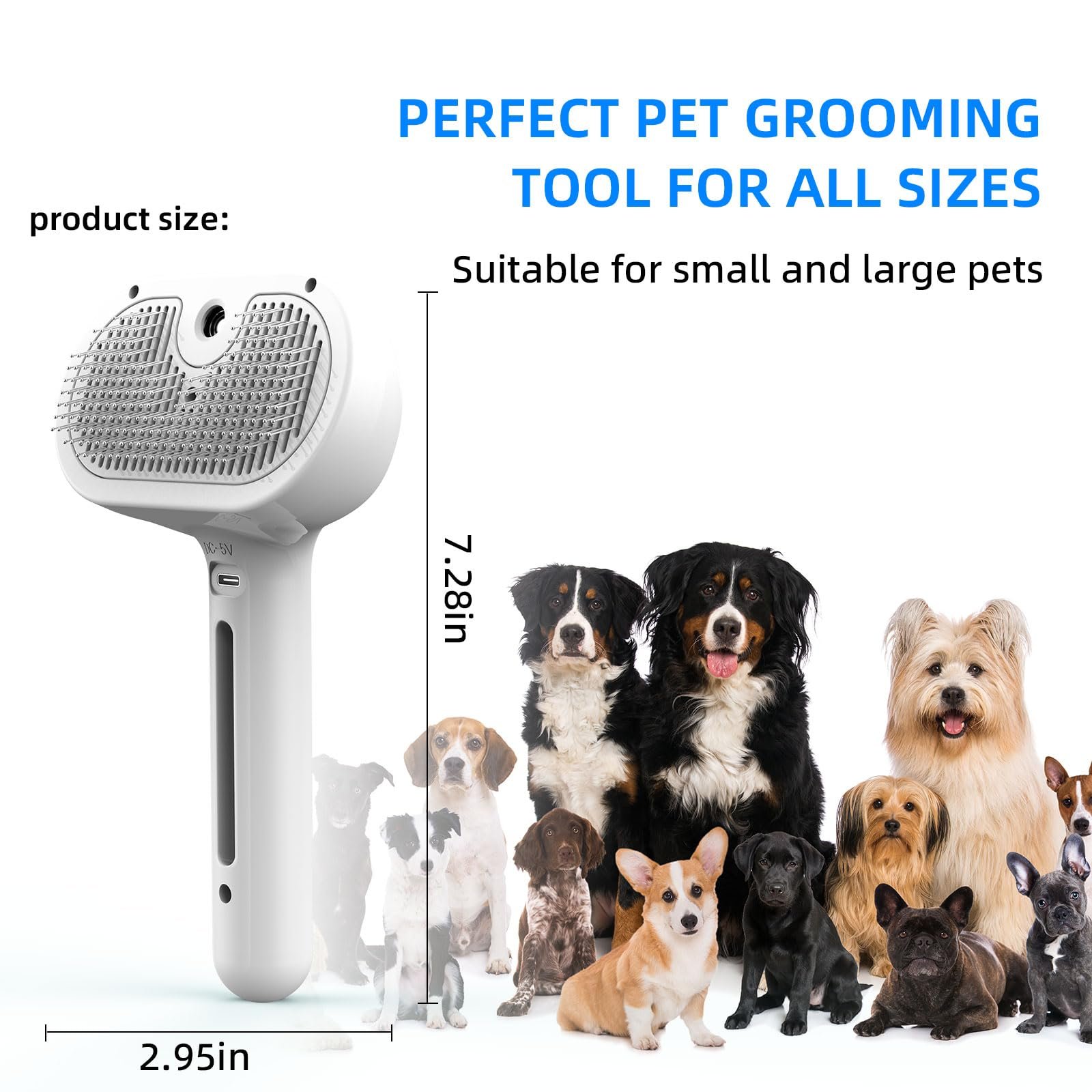 Pet Spray Hair Removal Combe