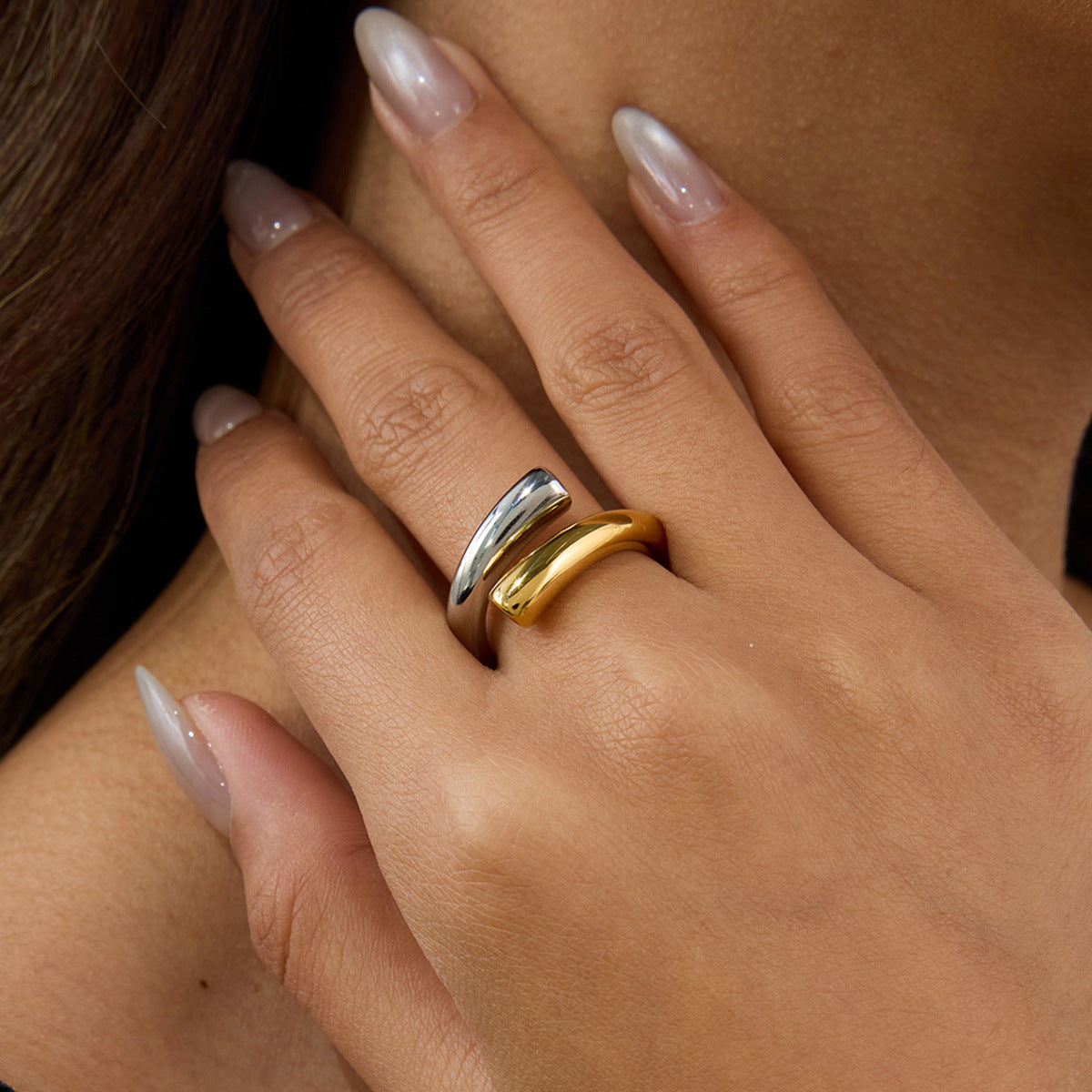 Color Matching Ring Titanium Steel Jewelry Ring Stainless Steel Rings
