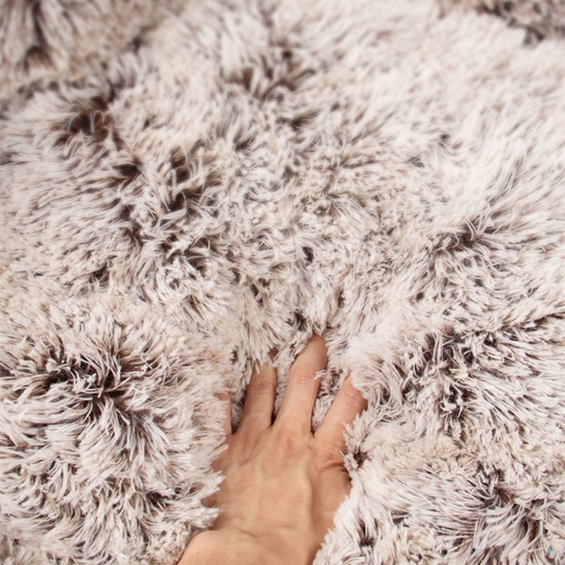 Plush Bear Paw Pet Bed