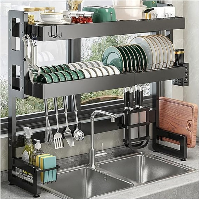 Adjustable Kitchen Sink Rack. Kitchen Over the Sink Rack Extendable