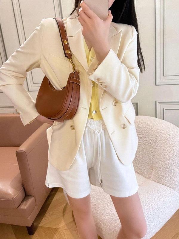 Women's Small All Seasons Pu Leather Solid Color Streetwear Dumpling Shape Zipper Shoulder Bag Underarm Bag