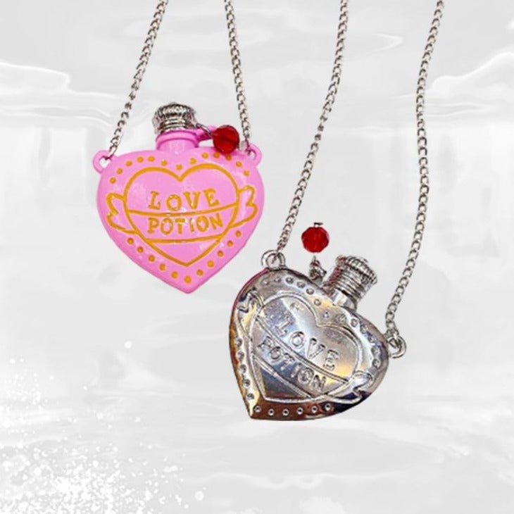 Love Potion Bottle Necklace