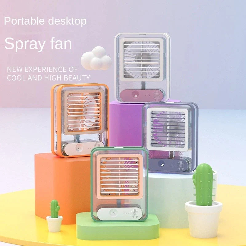 Transparent Spray Light Fan