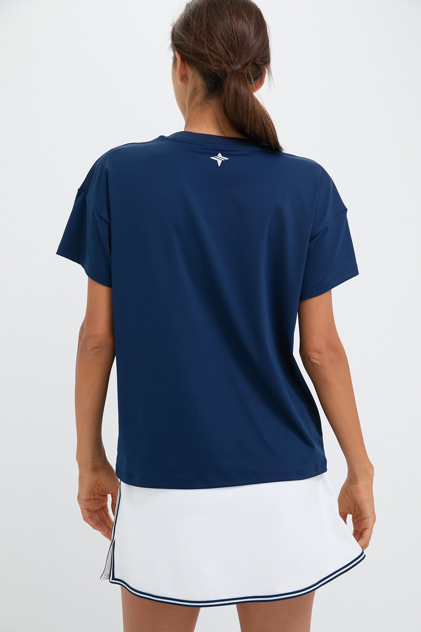 Navy Short Sleeve Ryan Boyfriend Tee