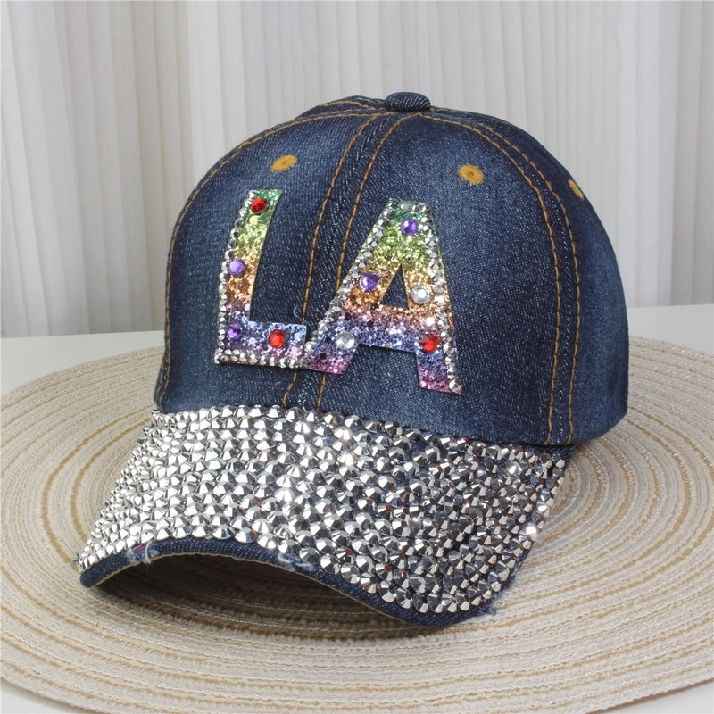 Unisex Minimalist Classic Style Letter Usa Butterfly Curved Eaves Baseball Cap