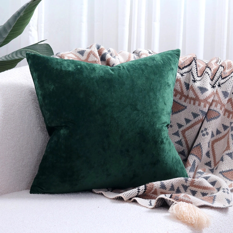 Casual Solid Color Polyester Pillow Cases