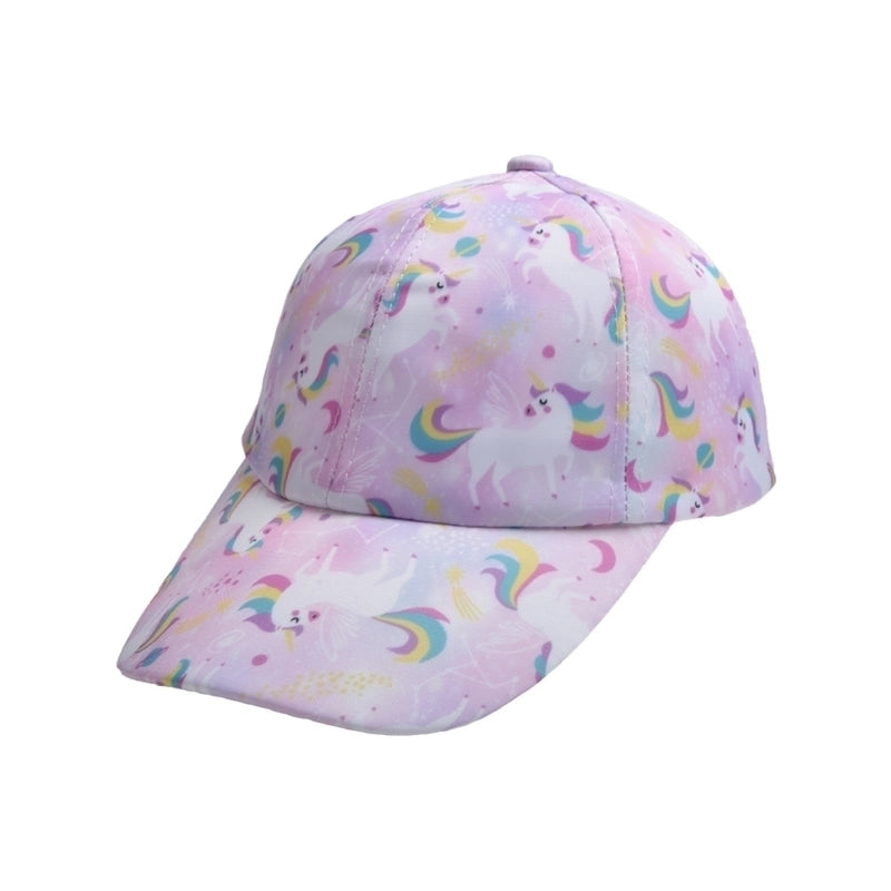 Children Unisex Basic Minimalist Gradient Color  Printing Ivy Cap