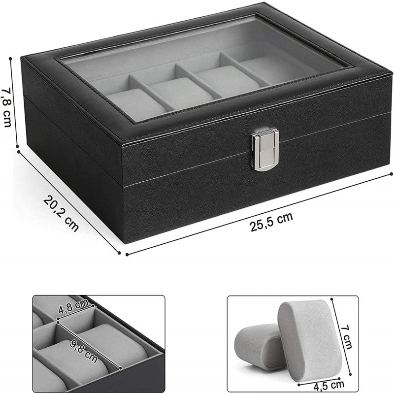 10-Slot Watch Box