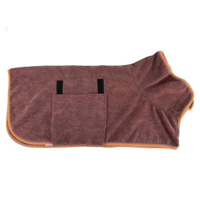 Microfiber Absorbent Dog Drying Coat