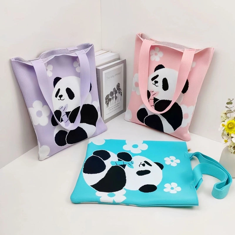 Women's Medium Polyester Animal Cute Square Open Shoulder Bag