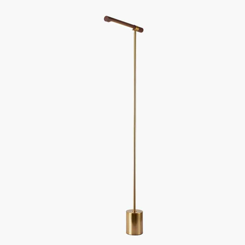 Halden | Wooden Finish Modern Floor Lamp