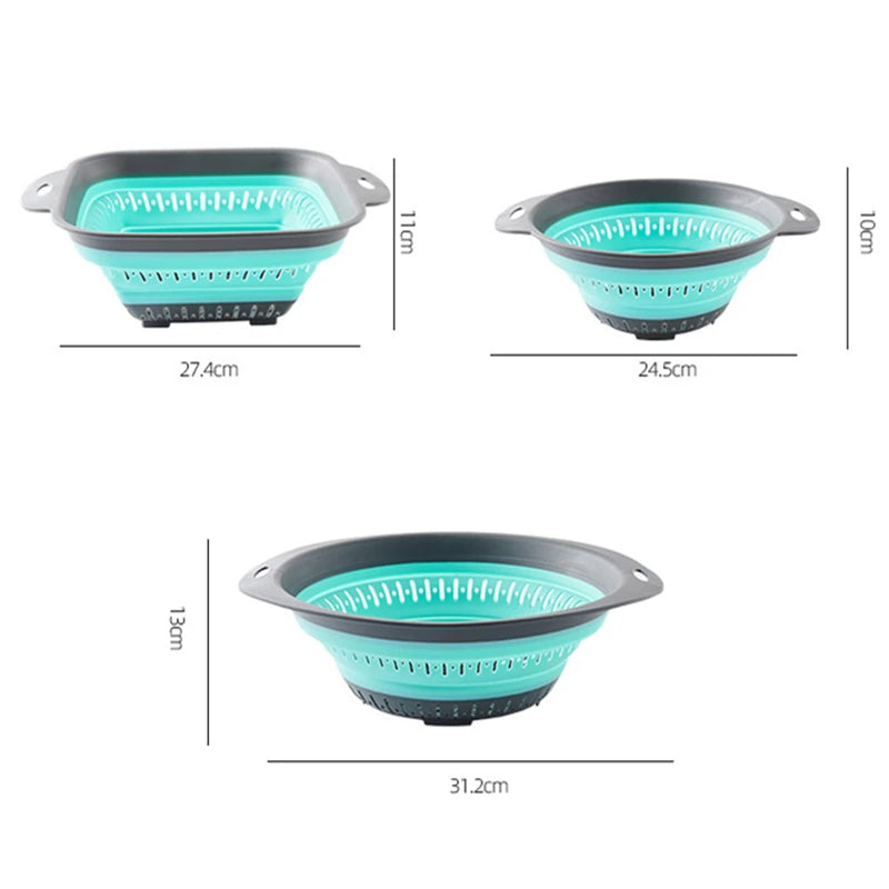 Strainer Colander Collapsible Drainer Strainers