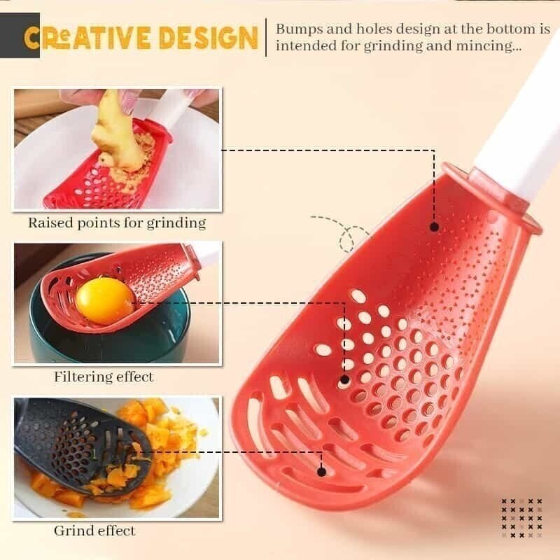 DJIWJDCDA (2022 NEW YEAR HOT SALE--40% OFF)Multifunctional Kitchen Cooking Spoon--buy 5 get 3 free & free shipping(8pcs)