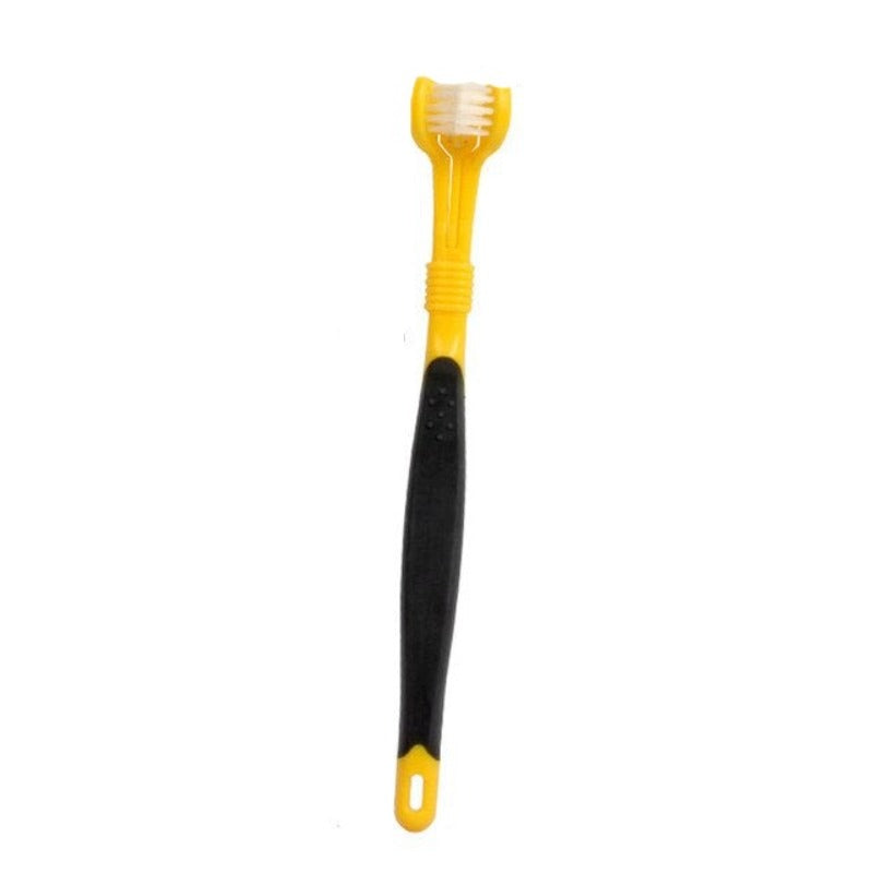 Three-Head Toothbrush For Dogs