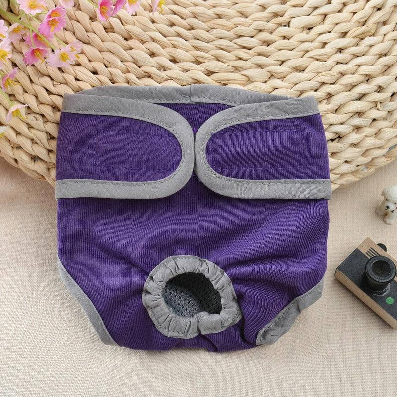 Pet Magic Tape Physiological Pants Large Dog Sanitary Pants Small Medium Size Dogs Safety Menstrual Teddy Anti-harassment