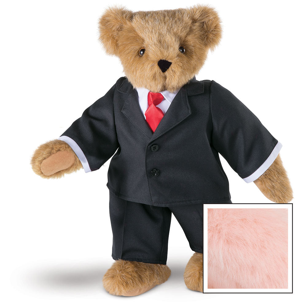 15 In. Business Bear, Black Suit