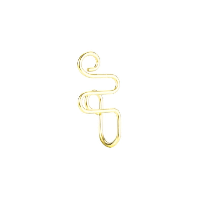 Fashion U Shape Stainless Steel Plating Nose Ring 1 Piece