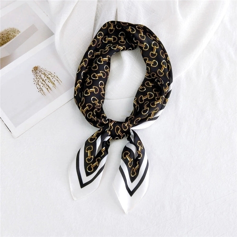 Small Square Scarf Neck Protector Korean Suit Small Scarf