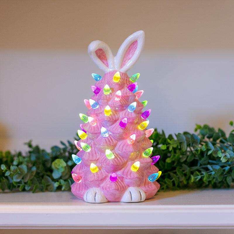 🐰🐰Easter Pink Bunny Tree