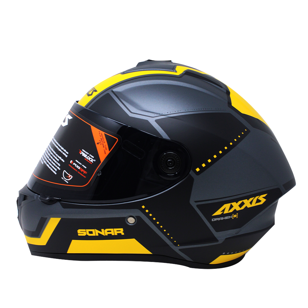 Casco Integral Axxis Draken Amarillo