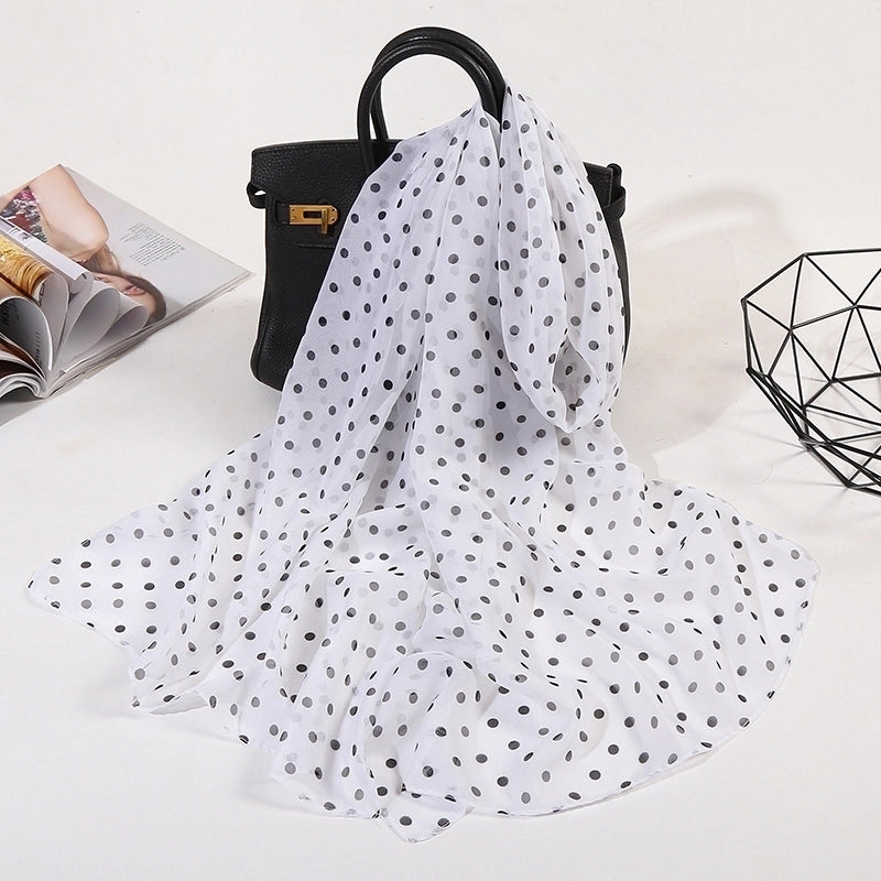 Sand Scarf Summer Small Scarf Dual-use Small Scarf Classic Leopard Chiffon Scarf Women Thin Shawl