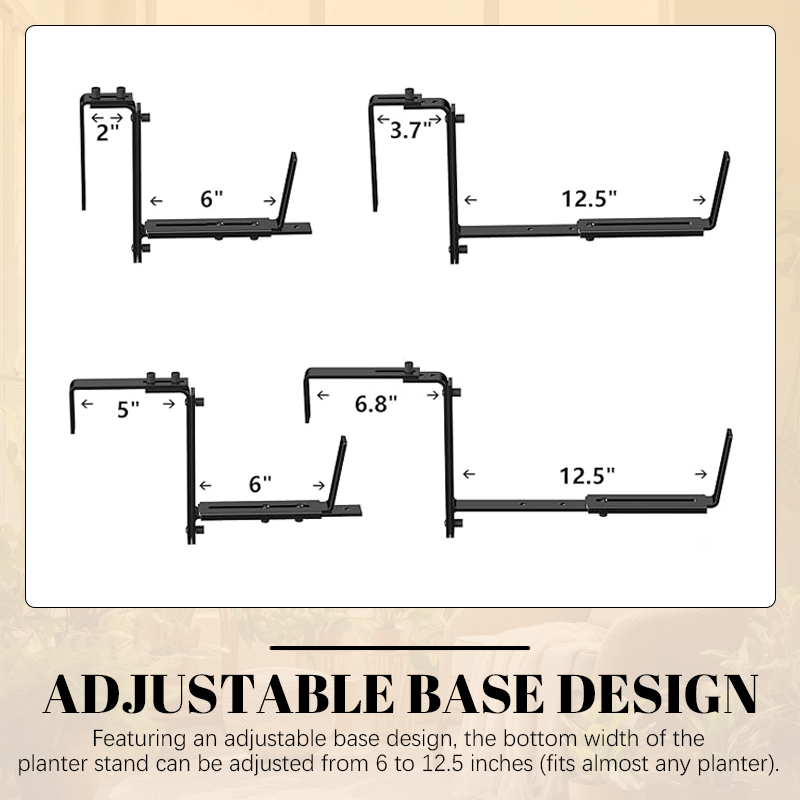 Adjustable Flower Pot Hook Bracket