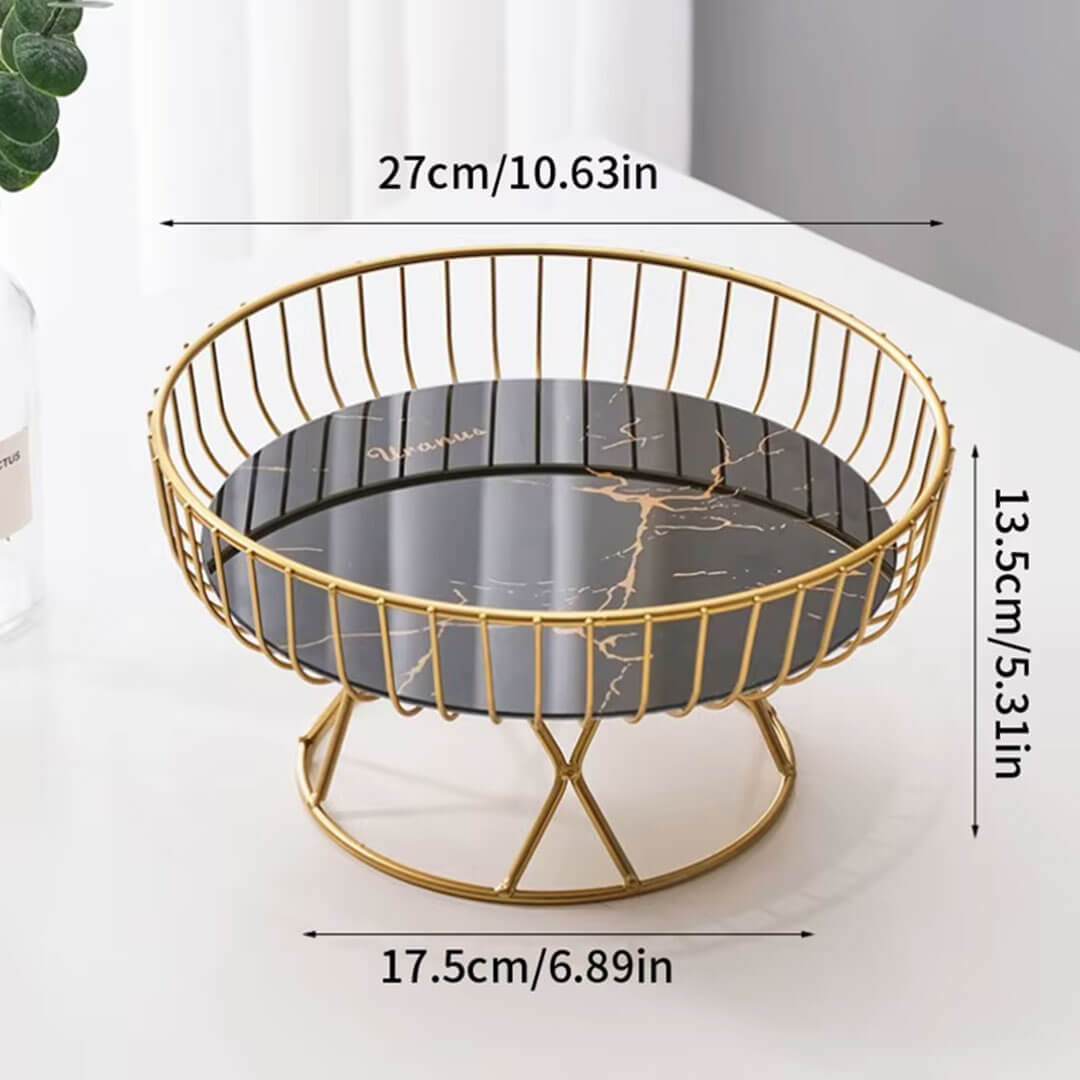 Modern Luxury Metal Fruit Basket