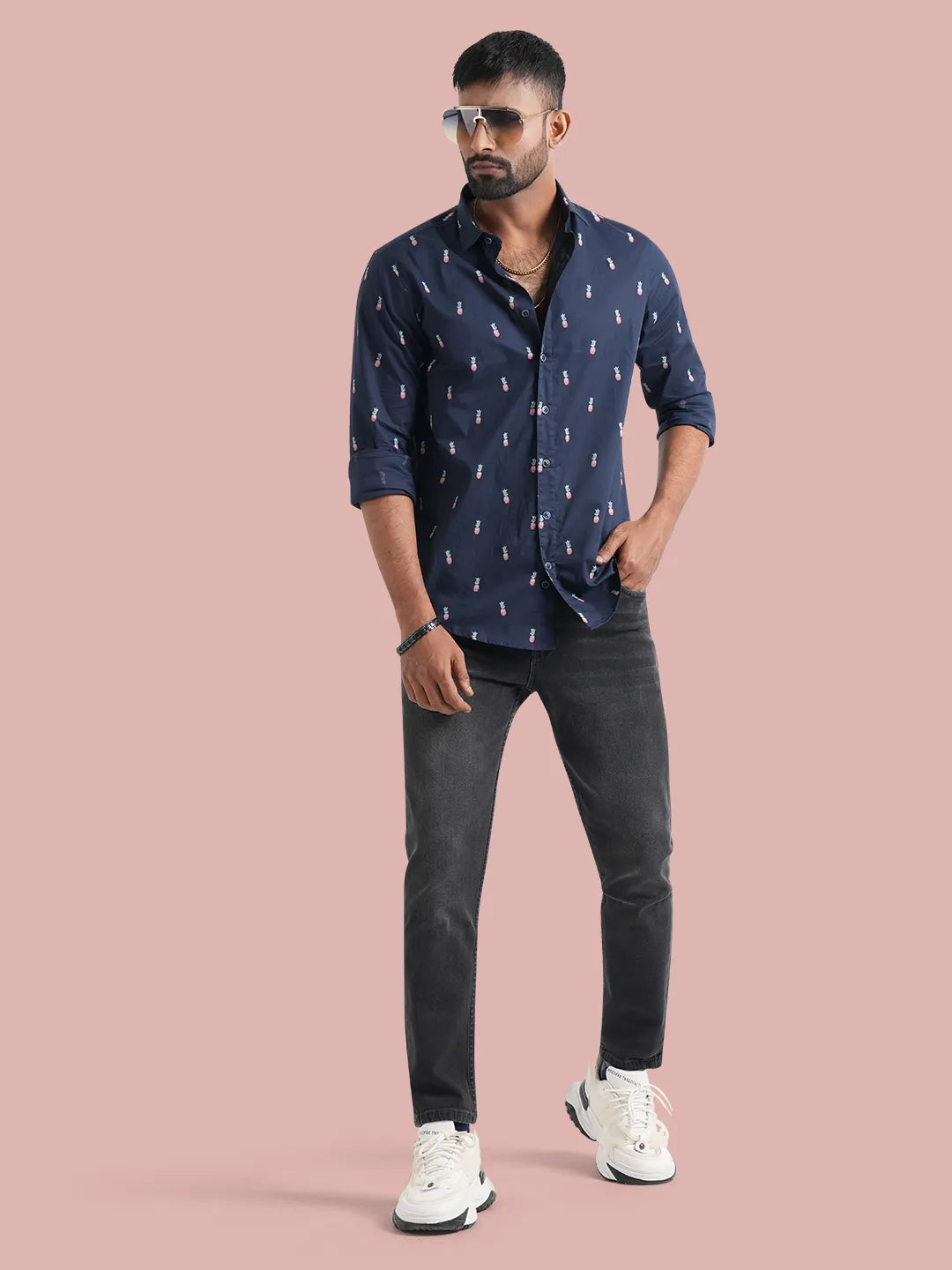 Men's Printed Casual Shirt