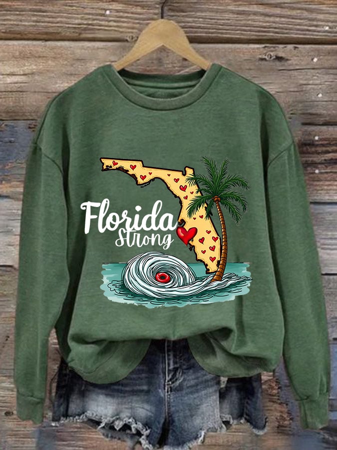 Women's Florida Strong Printed Sweatshirt
