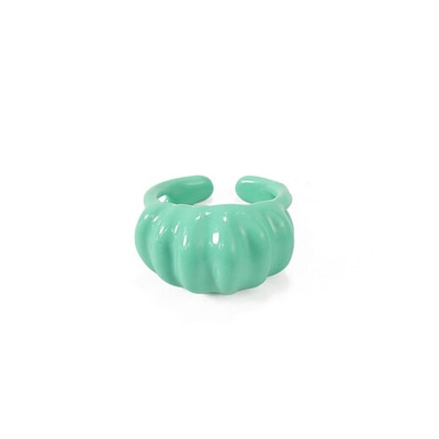 Hand-painted Solid Color Irregular Rings