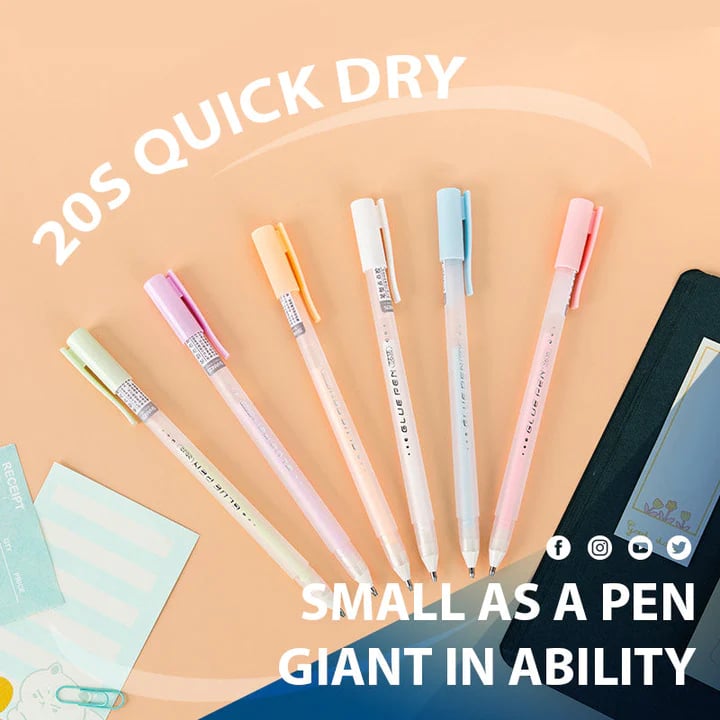 🔥Scrapbook Quick Dry Glue Pen💞(Buy 5 Get Extra 20% OFF)