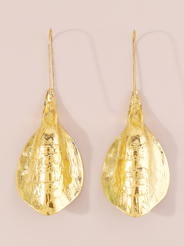 Flower Shape Drop Earrings