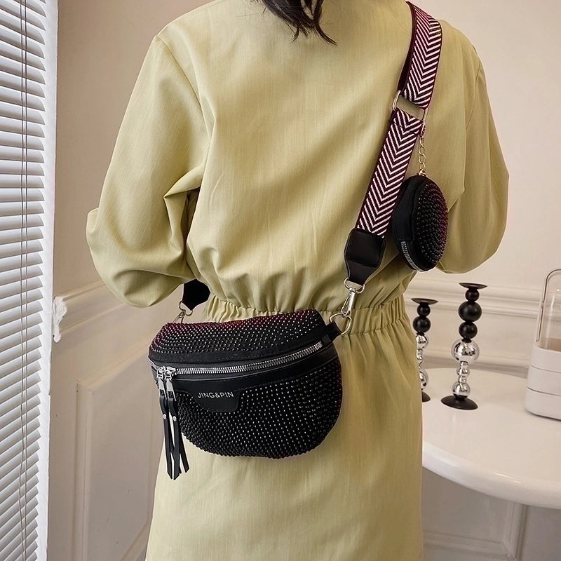 Women's Streetwear Solid Color Pu Leather Waist Bags