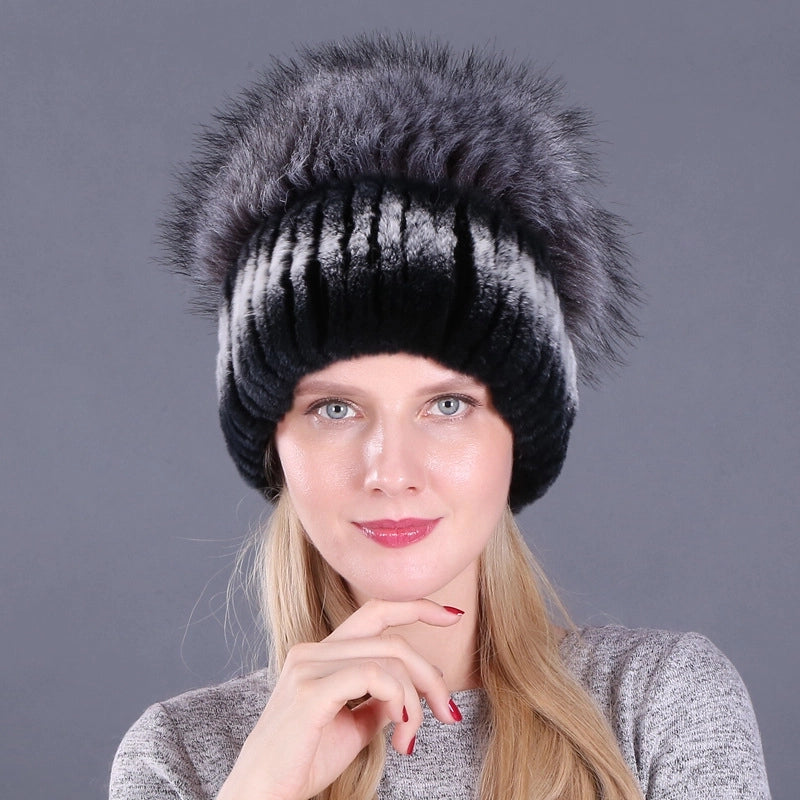 Women's Basic Solid Color Eaveless Wool Cap