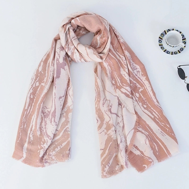Women's Fashion Geometric Imitation Cashmere Winter Scarves
