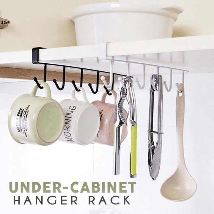 (Summer Hot Sale- 47% OFF) Under-Cabinet Hanger Rack (6 Hooks)- Buy 2 Get Extra 10% OFF