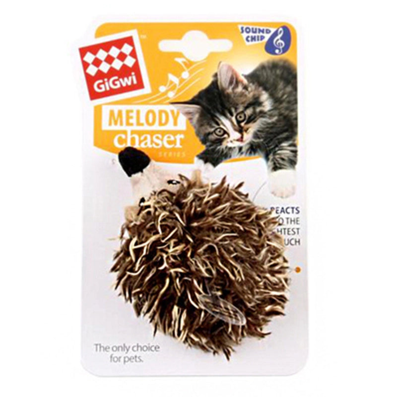 Cat Toys Dazzling Prey Series Sound Toys Touch Induction Cricket Bird Hedgehog Parrot