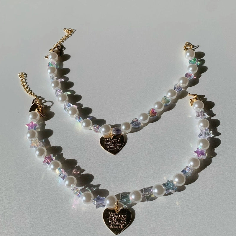 Cute Plastic Star Heart Shape Pet Collar