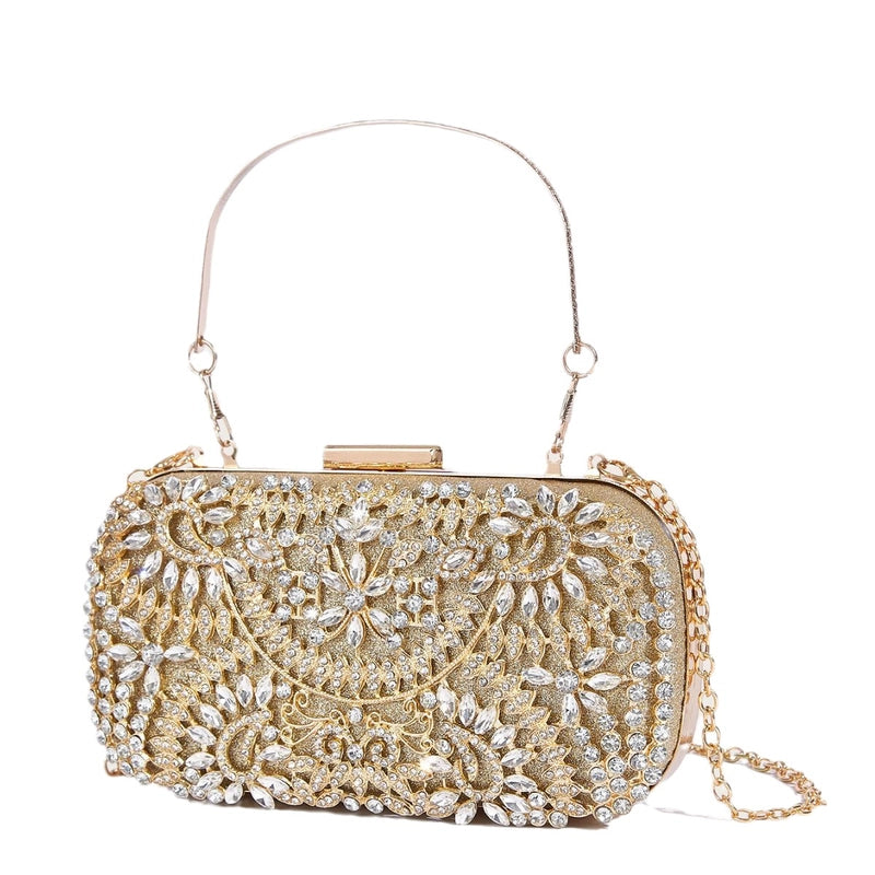 New Diamond-embedded Evening Bag With Cheongsam Dress Evening Bag Women's Handbag Explosion