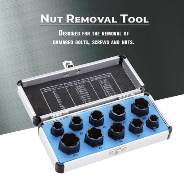 (🌲Early Christmas Sale- SAVE 60% OFF)-perfect toolkit for removing stripped. rouned off and rusted bolts & nuts