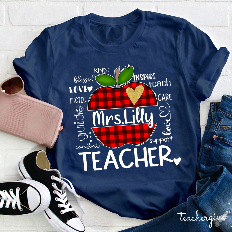 Personalized To Love To Guide To Support Teacher T-Shirt