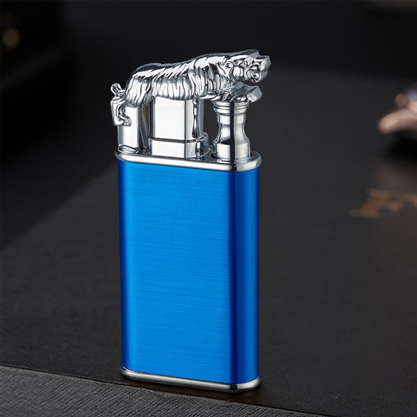 🔥  49% OFF🔥Double fire switch direct punch metal lighter