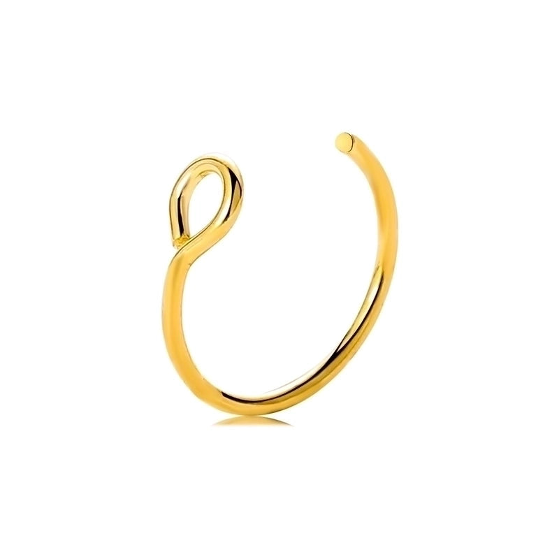 Minimalist Letter Copper Plating Nose Studs
