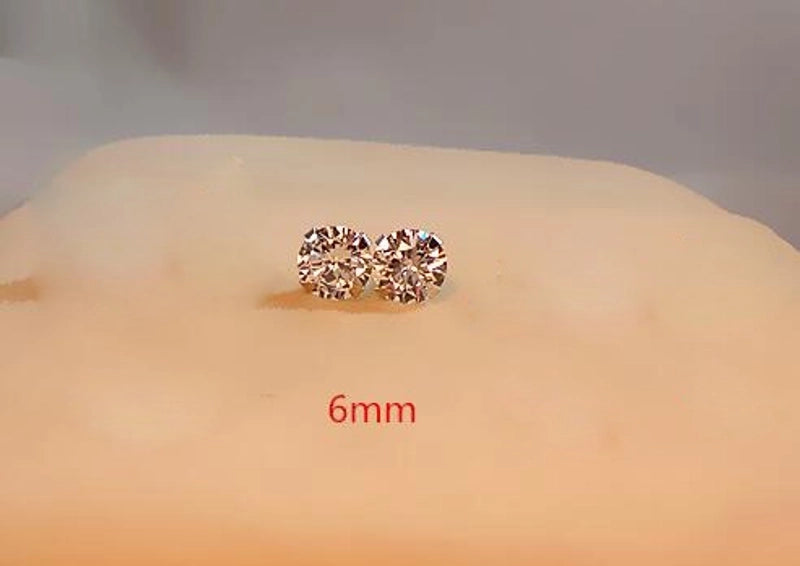 1 Pair Minimalist U Shape Plating Brass Zircon Ear Studs